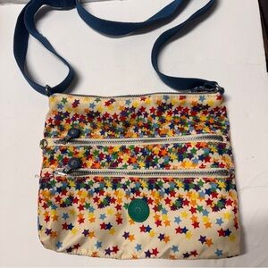 Kipling vintage reach for the stars nylon crossbody utility, granola, outdoorbag